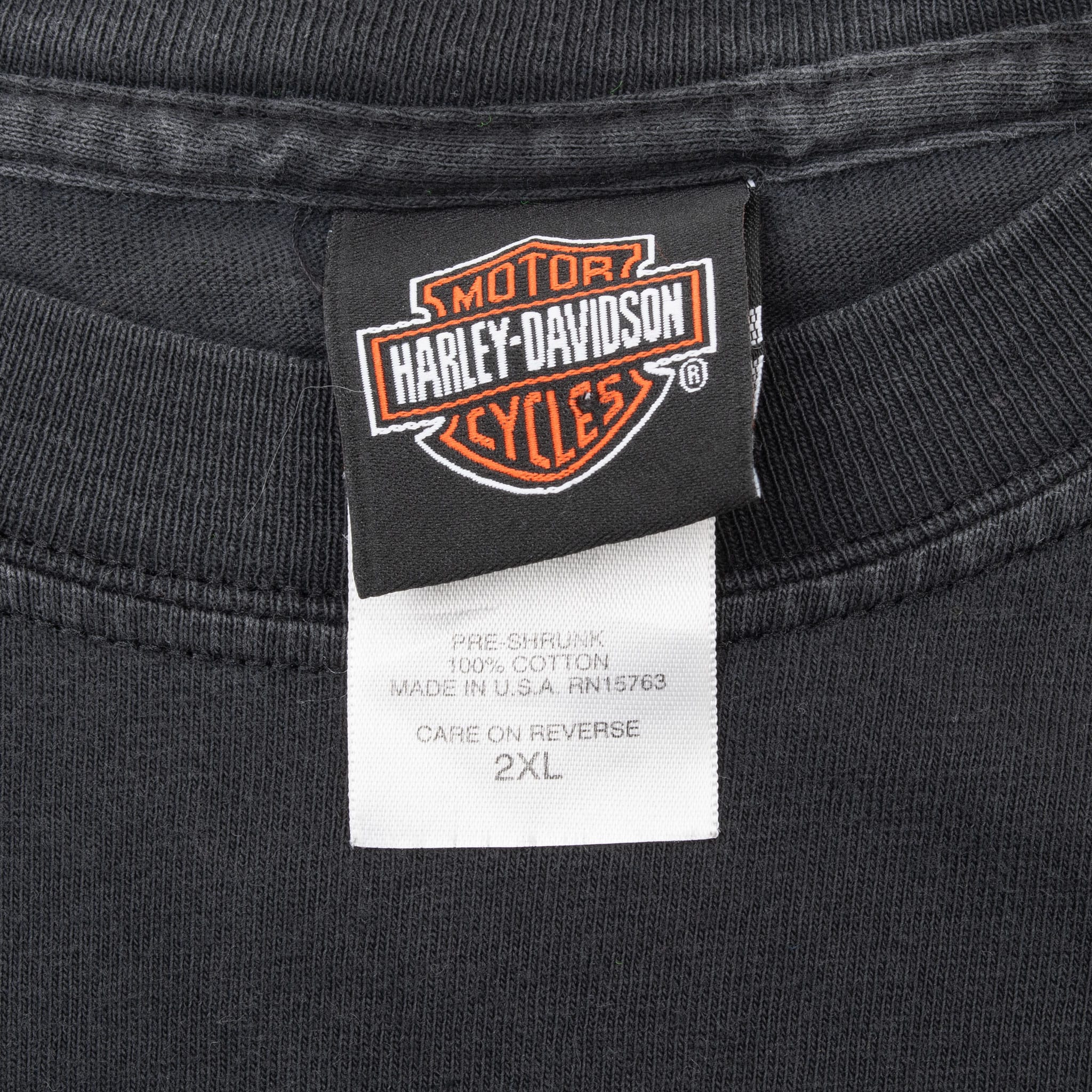 Vintage Harley Davidson Lakeland Florida Tee Shirt 2002 Size 2XL Made In Usa