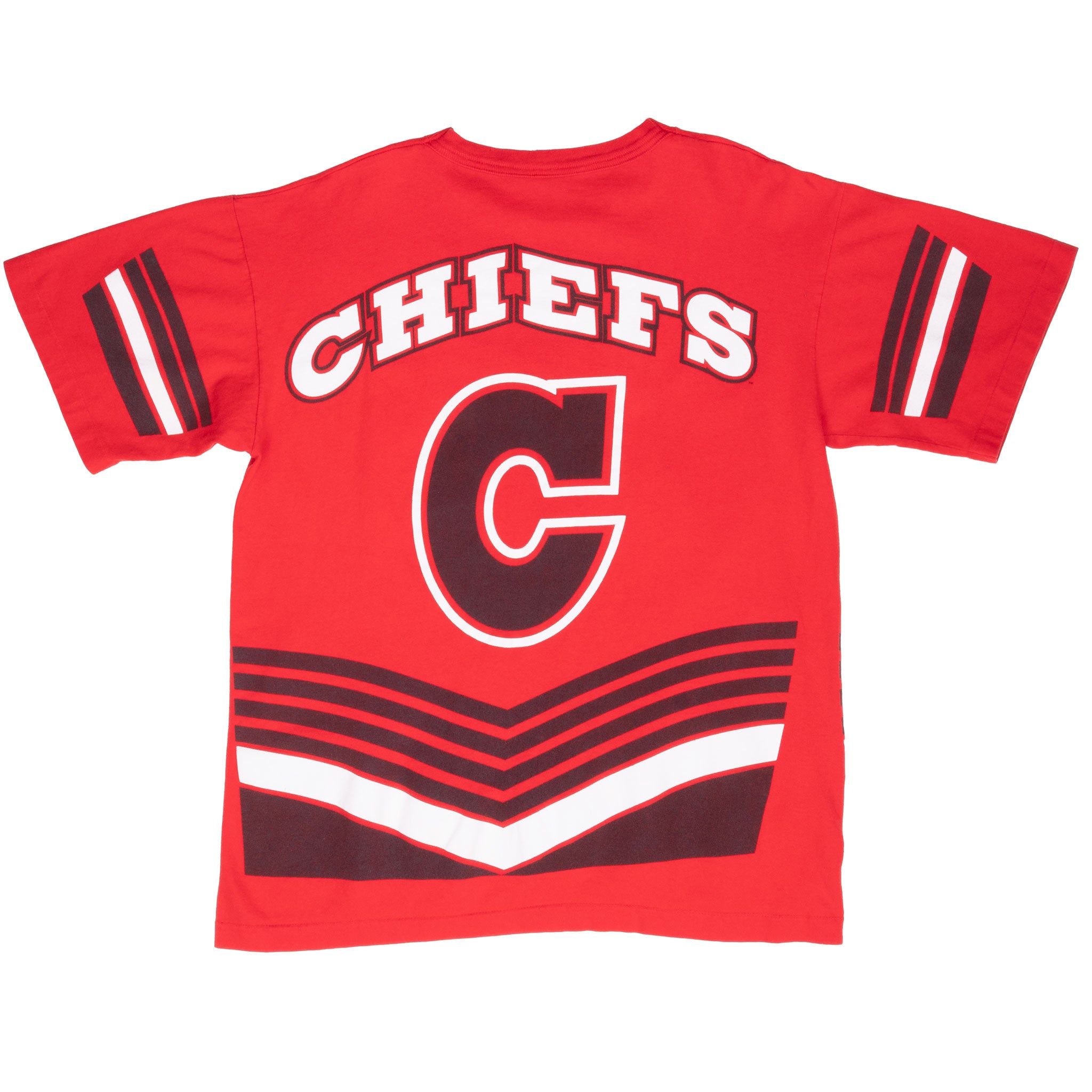 Vintage Nfl Kansas City Chiefs 1995 Tee Shirt Large Made In Usa With Single Stitch Sleeves