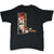 Full front view of black Harley-Davidson pocket T-shirt with flying eagle graphic