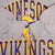 Vintage Nfl Minnesota Vikings Grey Russel Sweatshirt 1990S Size XL Made In USA