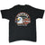 Back of black Harley-Davidson T-shirt with Central Kansas City eagle graphic