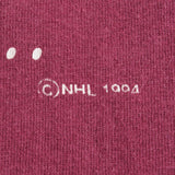 Vintage NHL Anaheim Mighty Ducks Competitor Tee Shirt 1994 Size Xlarge Made In USA With Single Stitch Sleeves