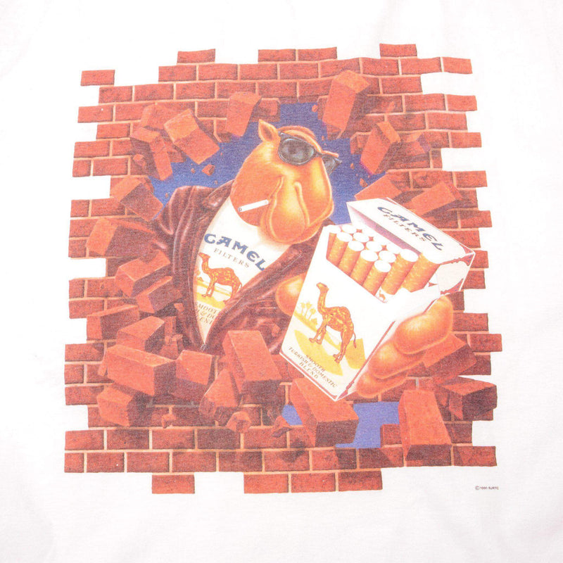VINTAGE JOE CAMEL TEE SHIRT 1992 SIZE LARGE MADE IN USA