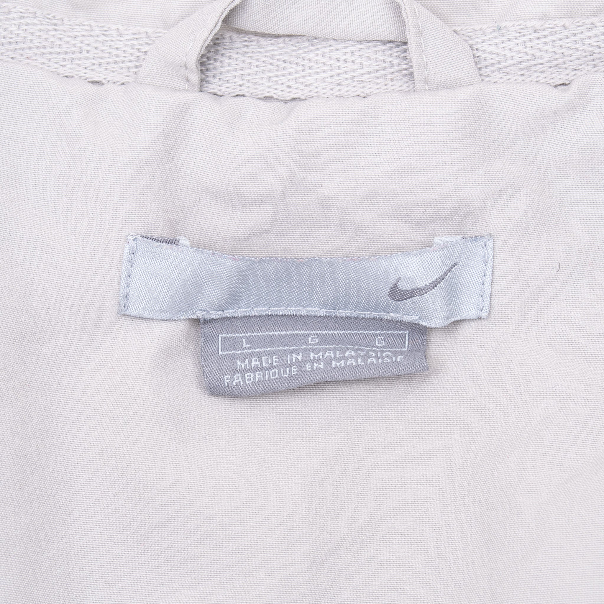 Vintage Nike Grey Windbreaker Jacket 2000S Size Large