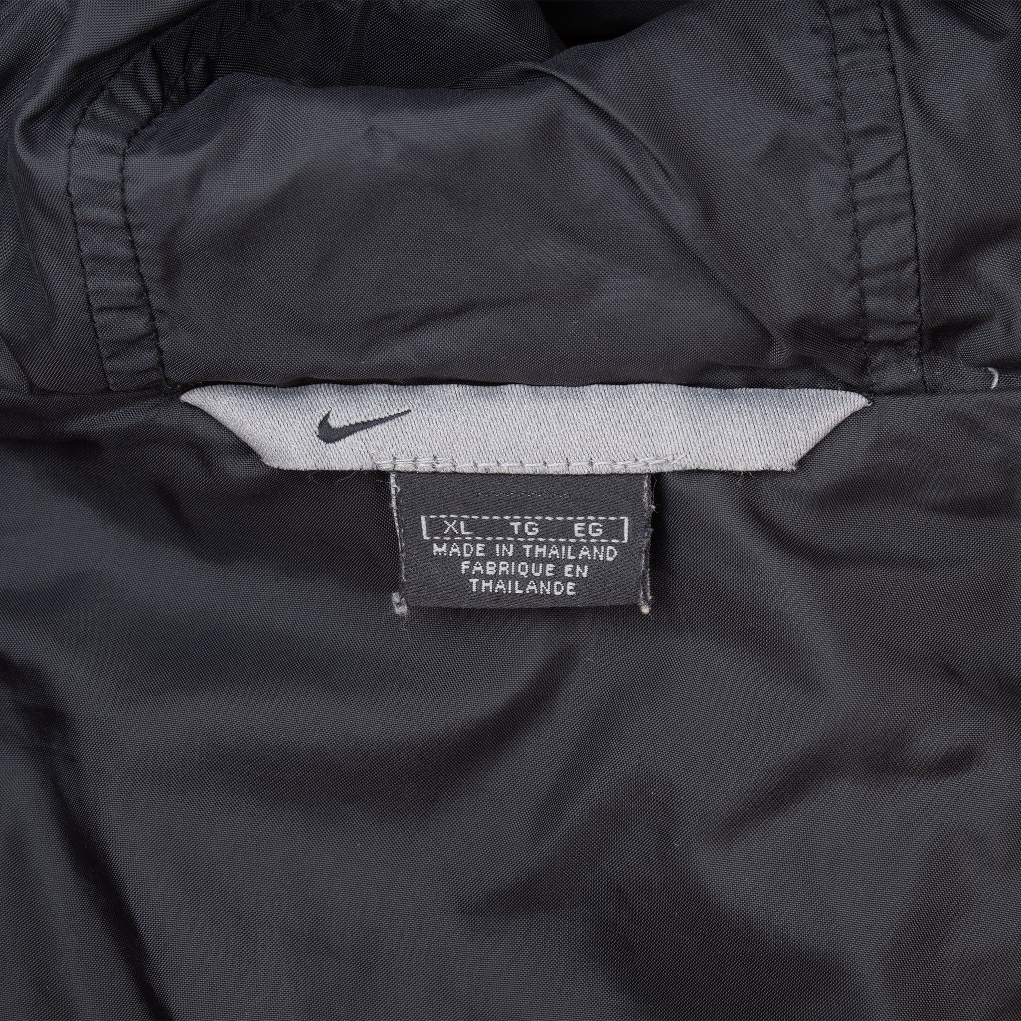 Vintage Nike Swoosh Orange Hooded Windbreaker Jacket 2000S Size XL