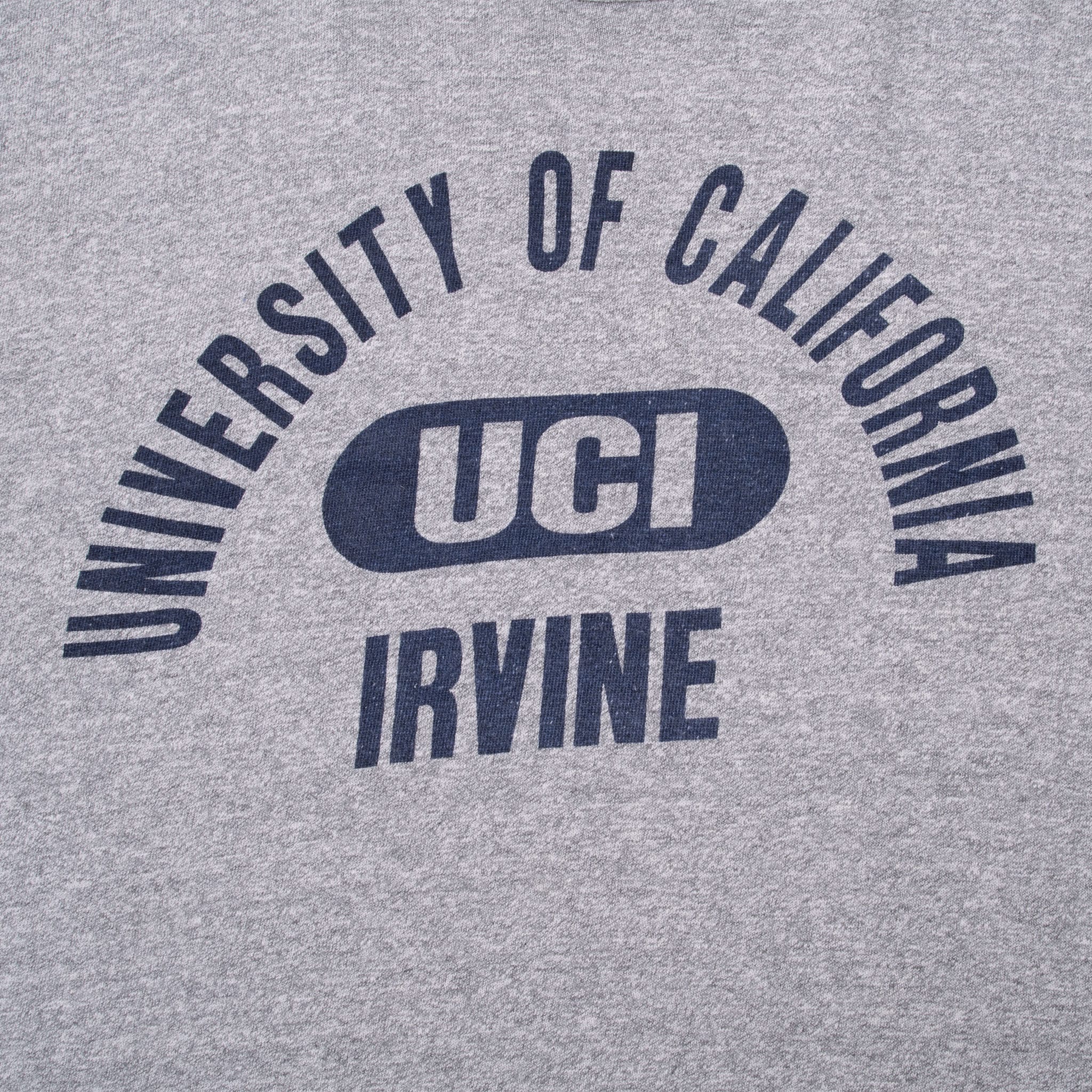 Vintage Champion Uci University Of California Irvine Tee Shirt 1980S Size Large Made In Usa With Single Stitch Sleeves