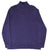 Full front view of purple Polo Ralph Lauren quarter-zip sweater with long sleeves and pony logo