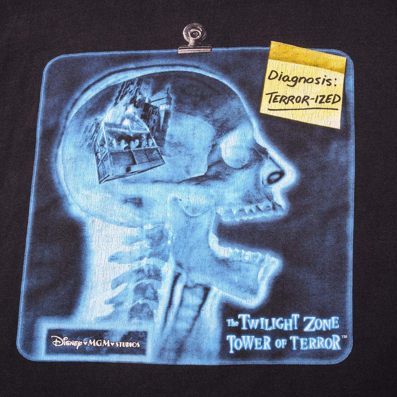 VINTAGE WALT DISNEY WORLD THE TWILIGHT ZONE TOWER OF TERROR TEE SHIRT SIZE XL