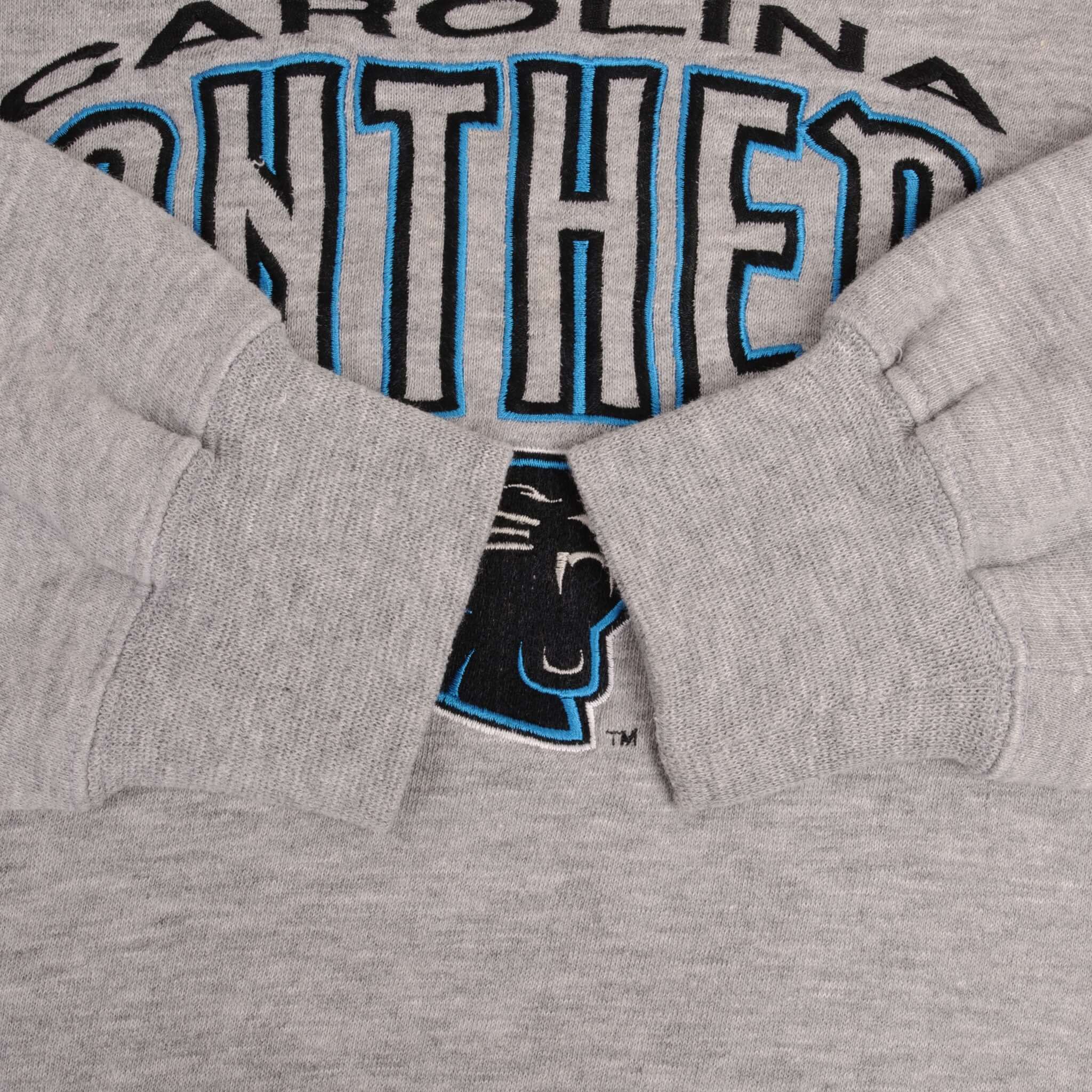 Vintage NFL Carolina Panthers 1990S Grey Sweatshirt Size Medium