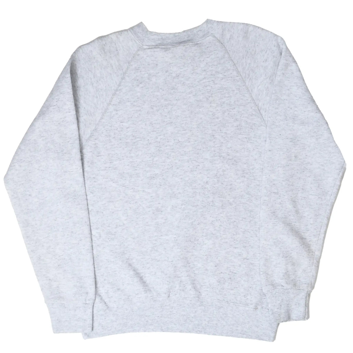 Plain back of gray Syracuse Orangemen raglan-sleeve sweatshirt