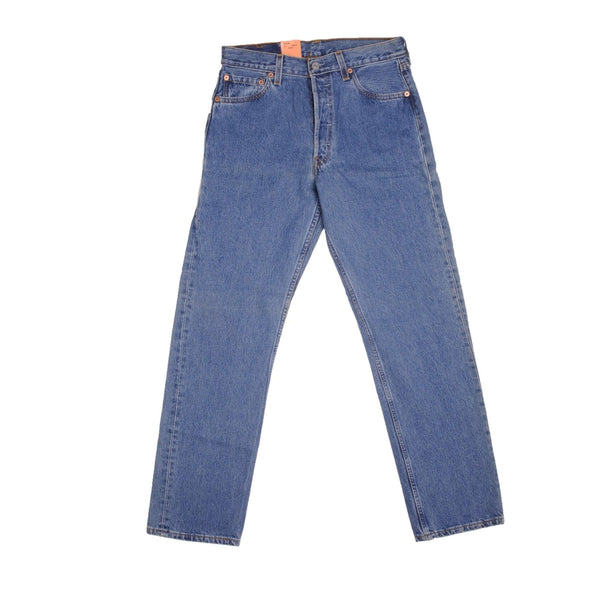 Beautiful Indigo Levis 501 Jeans 1993  Size on Tag 30X30  Back Button #553