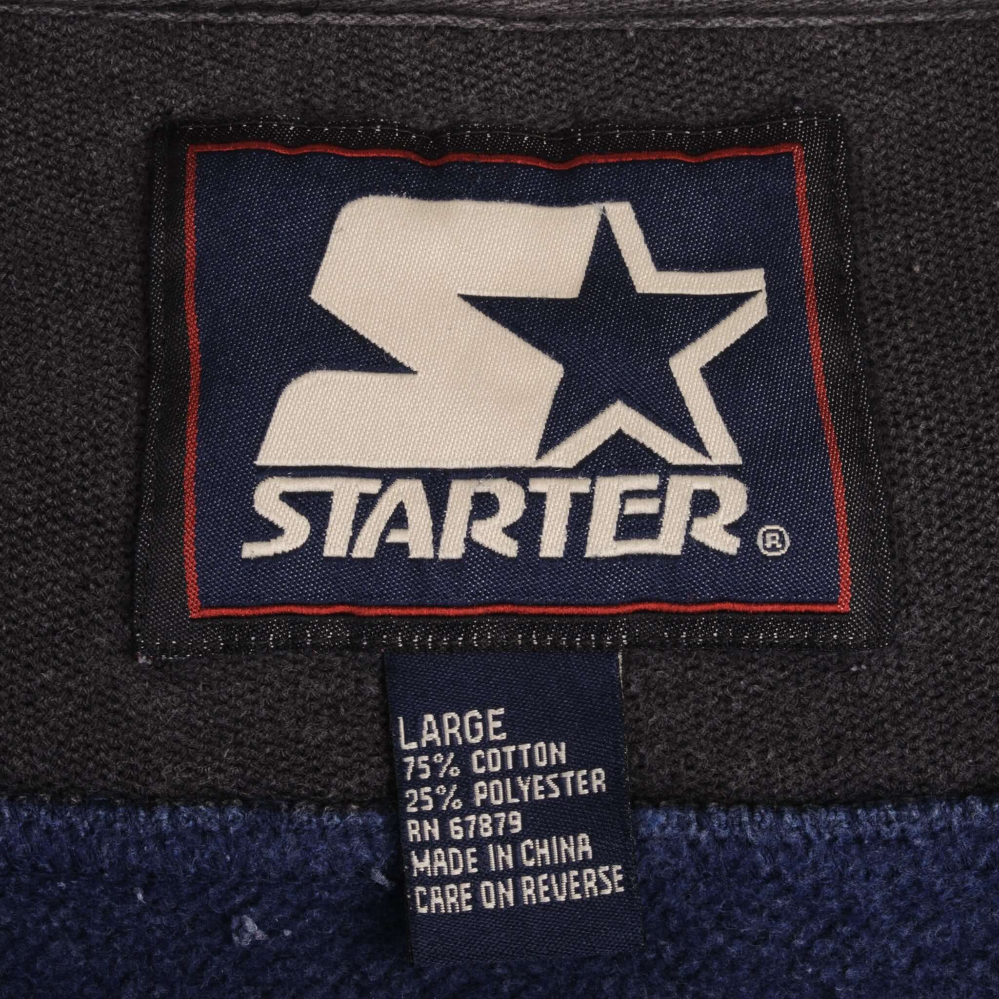 Vintage NFL Chicago Bears Starter Blue Sweatshirt 1990S Size Large