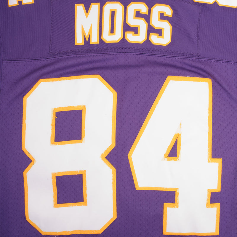 Vintage NFL Minnesota Vikings Randy Moss #84 Mitchell & Ness Replica Collection Jersey 1998 Size Small