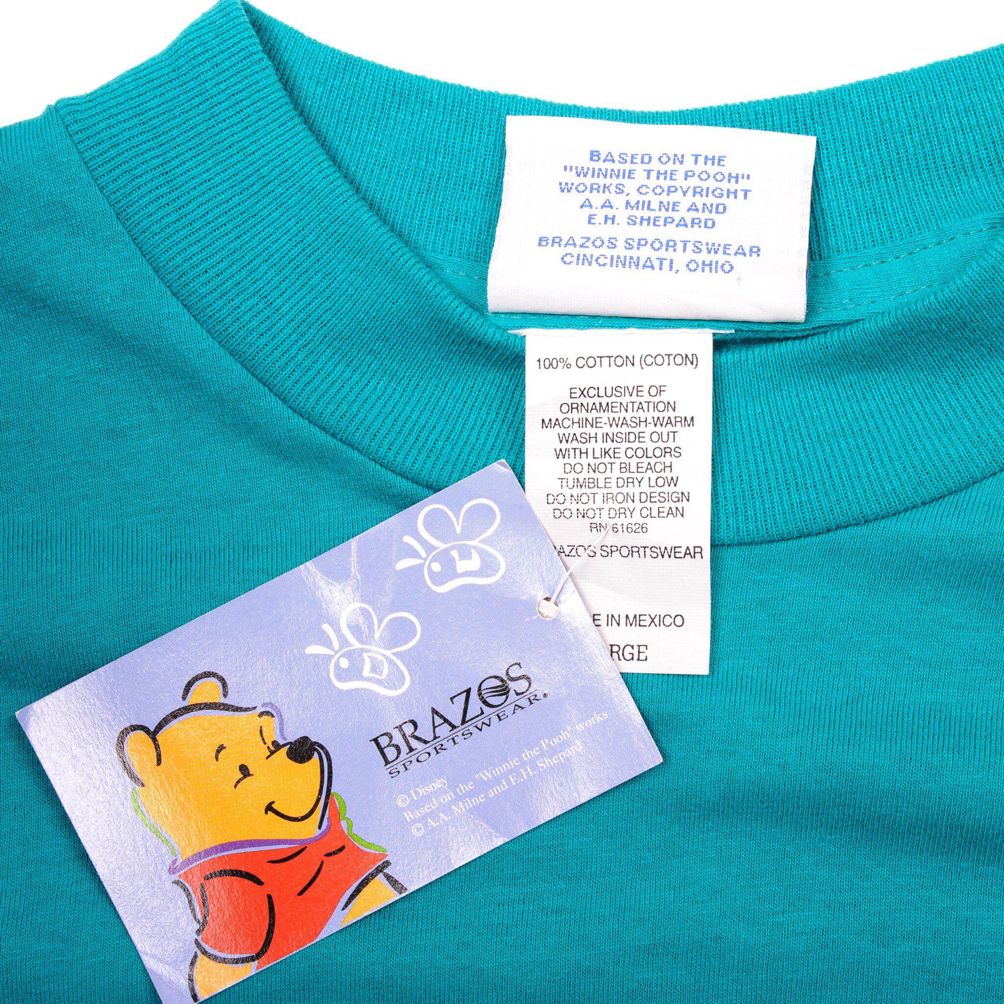 Vintage Winnie The Pooh Tee Shirt Size Large Deadstock With Original Tag.