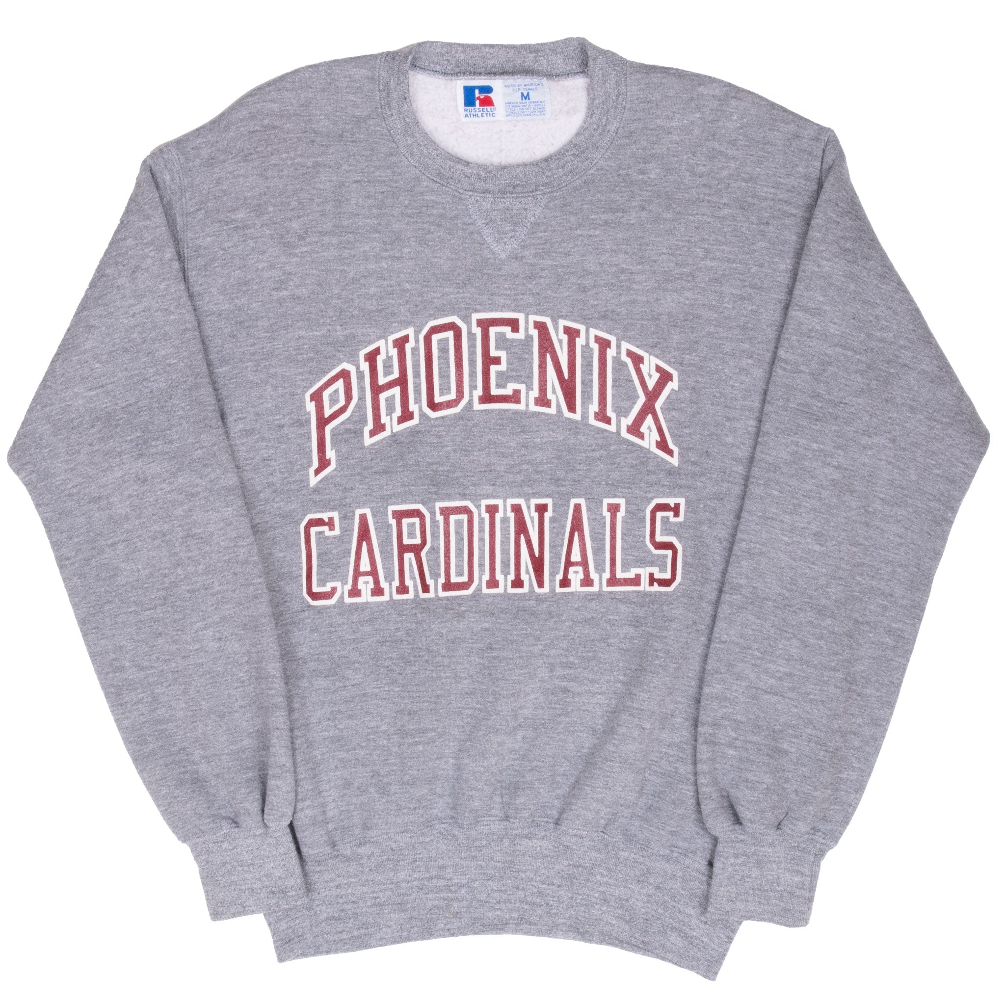 Vintage Nfl Arizona Cardinals Phoenix Russell Sweatshirt 1990S Size Medium Made In Usa