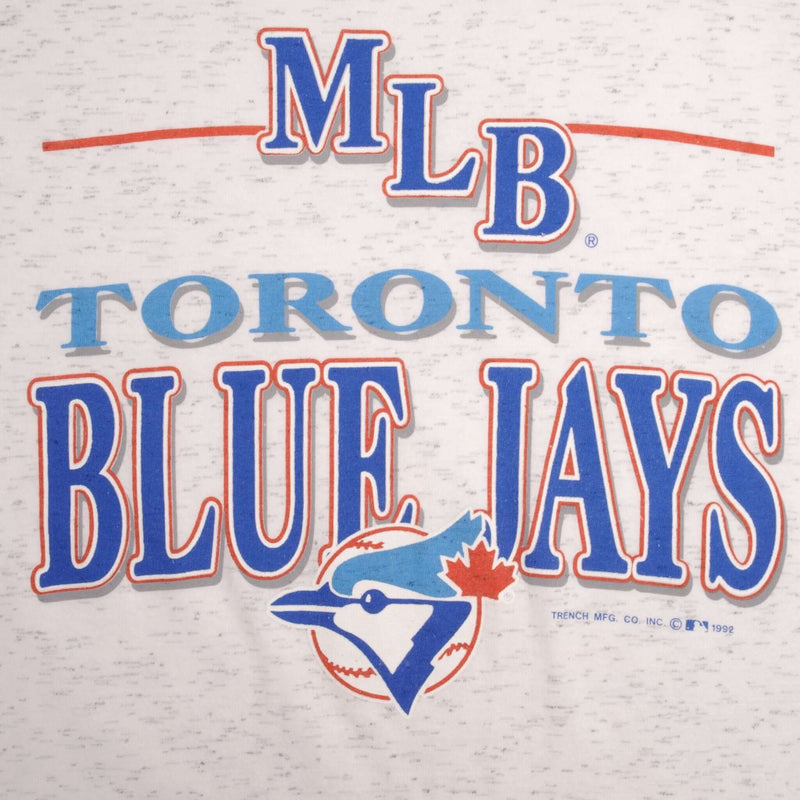 Vintage MLB Toronto Blue Jays 1992 Tee Shirt Size Medium Made In Usa With Single Stitch Sleeves