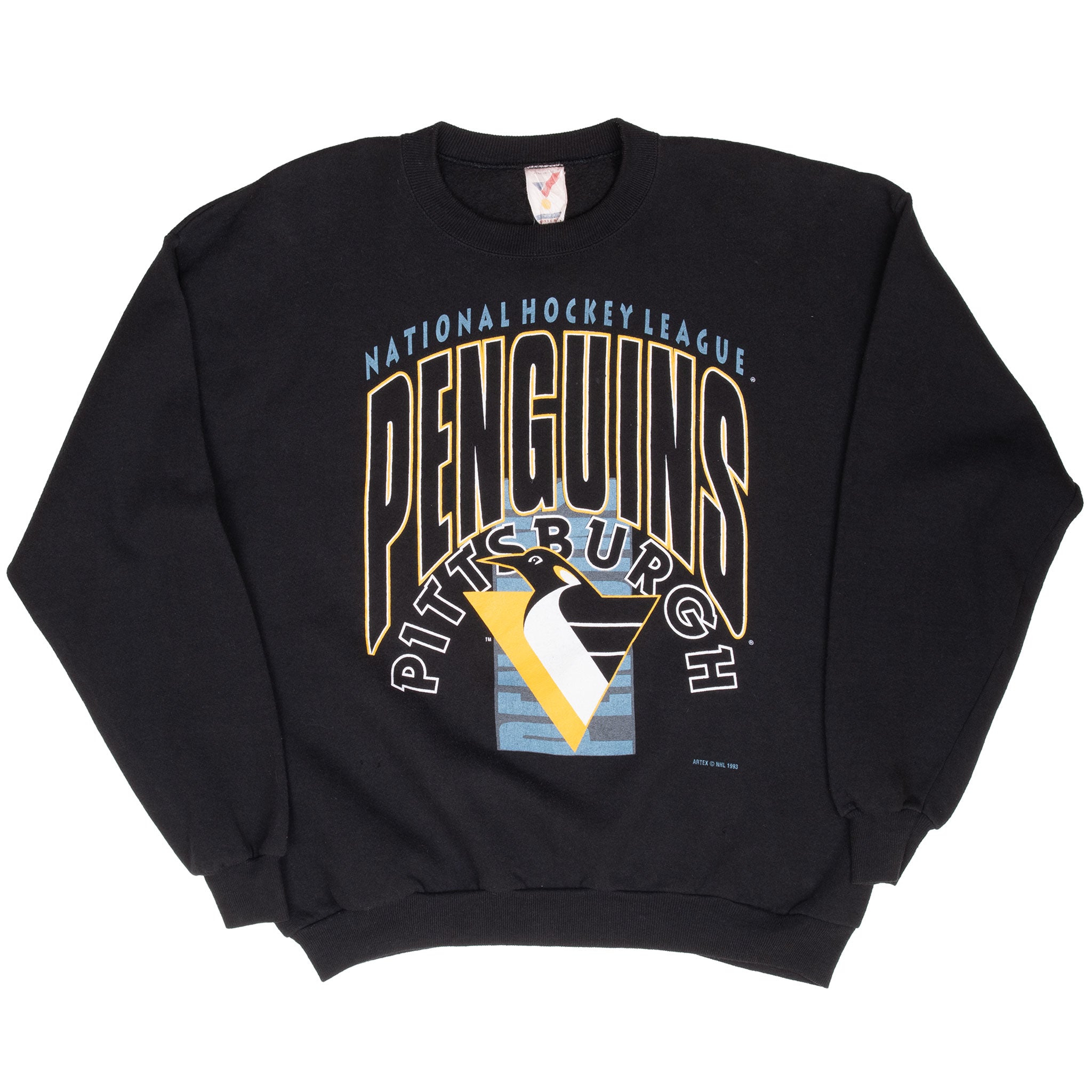 Vintage Nhl Pittsburgh Penguins 1993 Sweatshirt Size XL Made In Usa