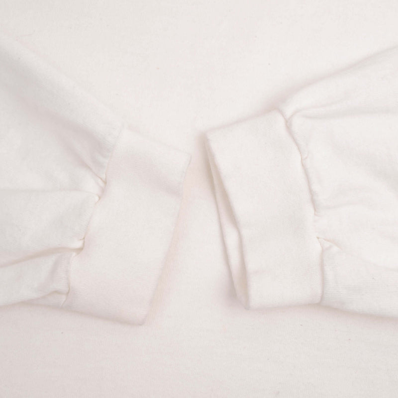 Vintage Nike Long Sleeve Turtle Neck White Heavy Weight Tee Shirt 1990S Size XL