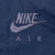 Vintage Nike Air Champs Blue Windbreaker Nylon Jacket 1990S Size Xl