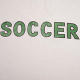 Vintage Nike Soccer Big Swoosh White Tank Top Tee Shirt 1990S XL Made In Usa