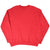 Back of red Kansas City Chiefs crewneck sweatshirt with no graphic