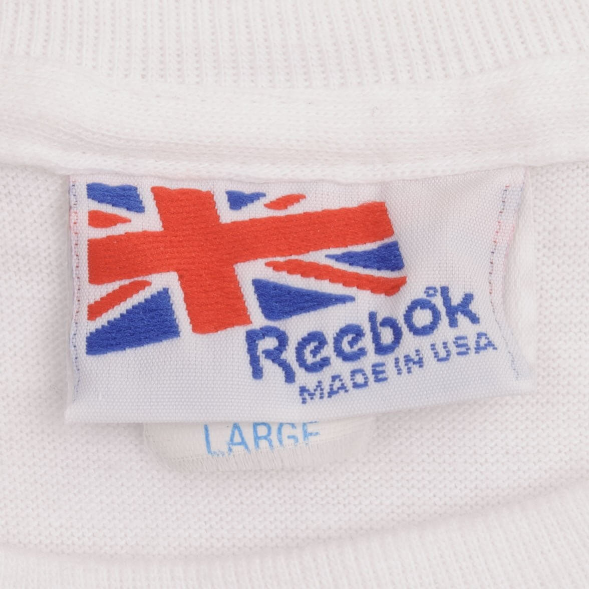 Vintage Reebok 1990S Team Usa Tee Shirt Size Large Made In USA With Single Stitch Sleeves