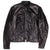 Vintage Brooks Leather Sportswear Black Leather Jacket Size 44 Made In USA.