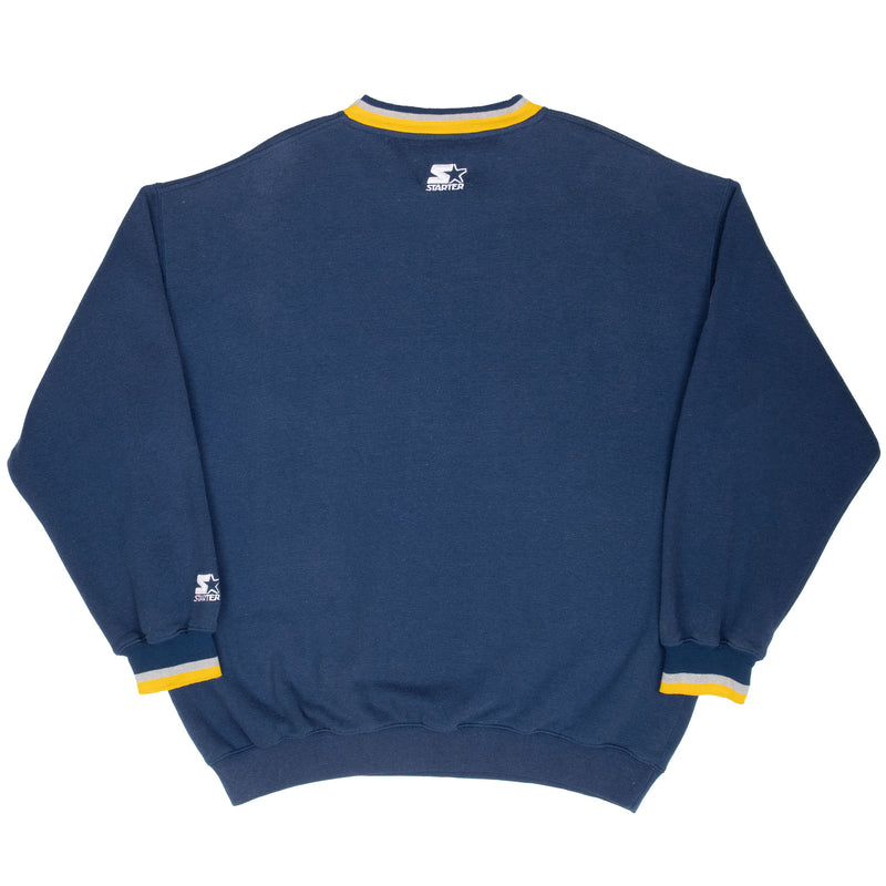 Vintage Nba Indianas Pacers Embroidered Sweatshirt Size XL