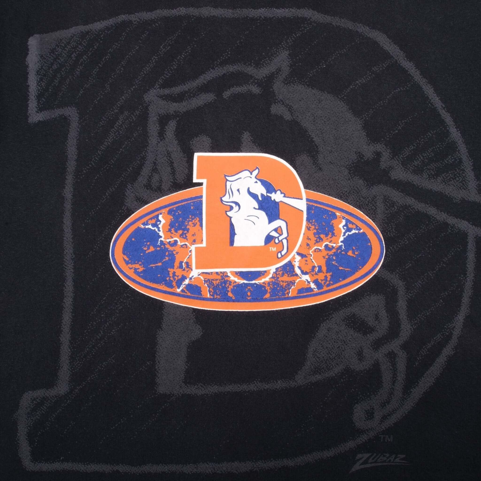 Vintage NFL Denver Broncos Tee Shirt 1990S Size Large Made In USA