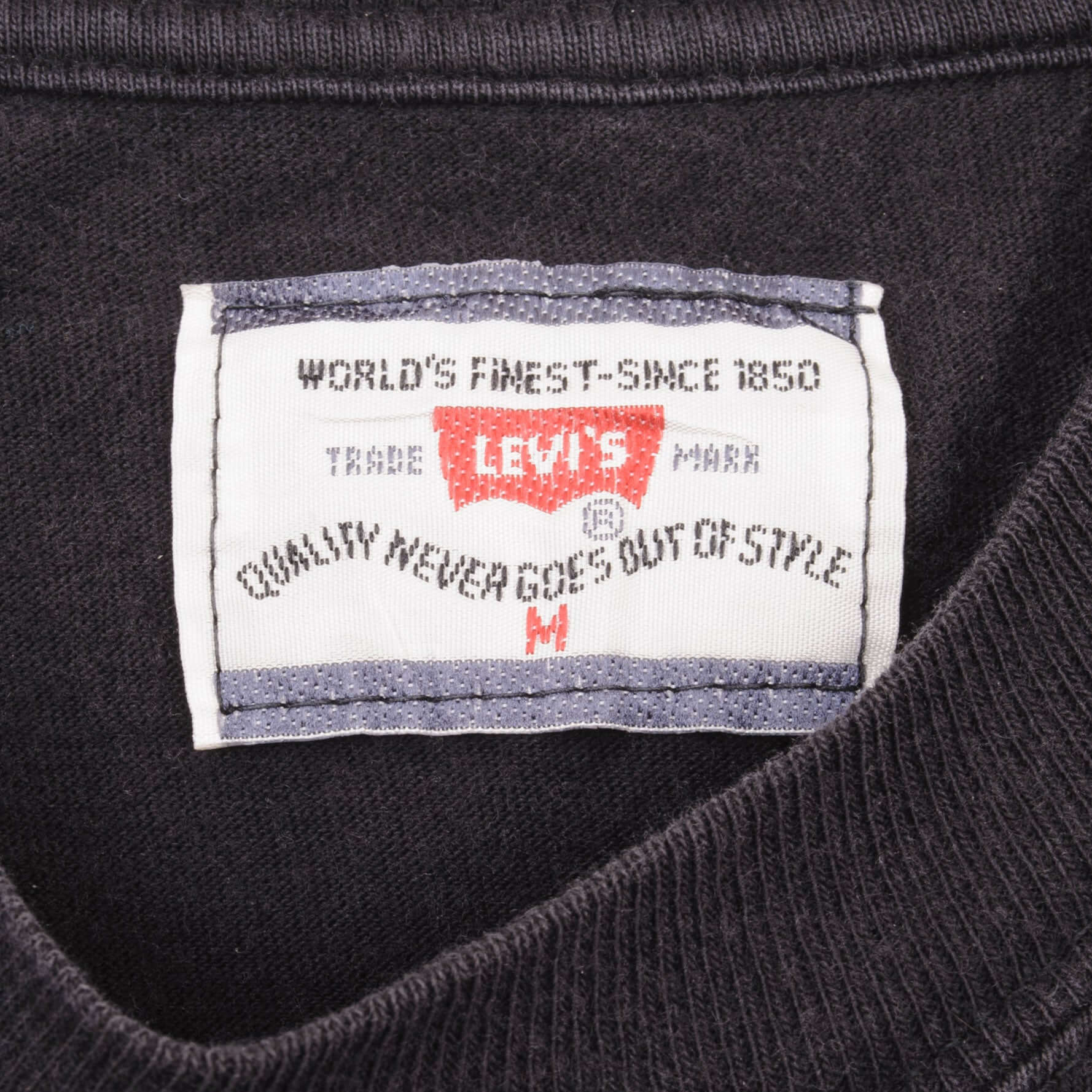 Vintage levis hot sale shirt labels