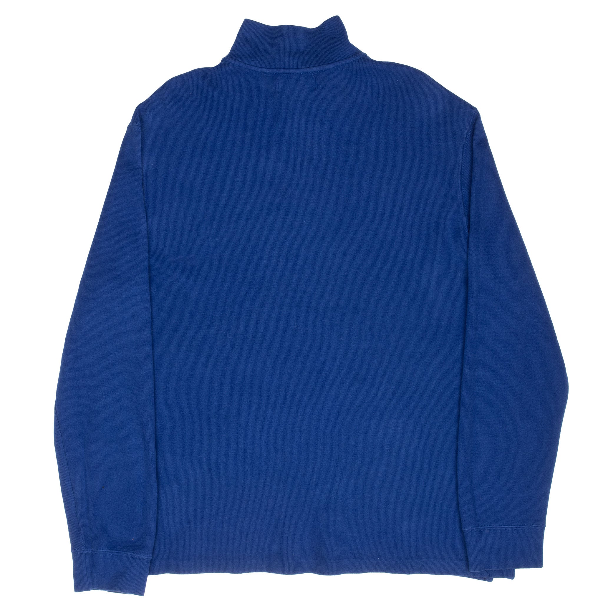 Vintage Polo Ralph Lauren Blue Quarter 1/4 Zip Sweater 1990S Size XL