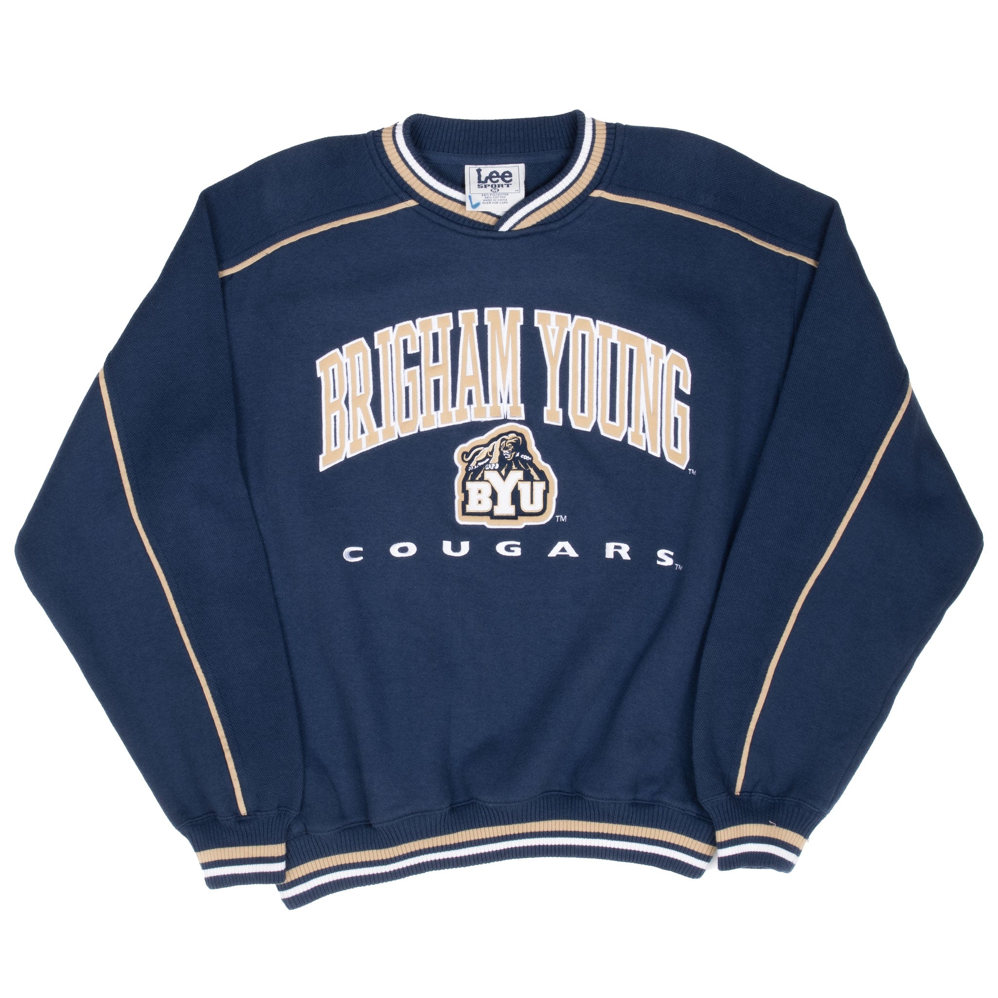 Vintage Ncaa BYU Brigham Young University Starter Sweatshirt 1990S Size Medium