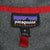 Patagonia Synchilla neck label with medium size tag and red collar trim