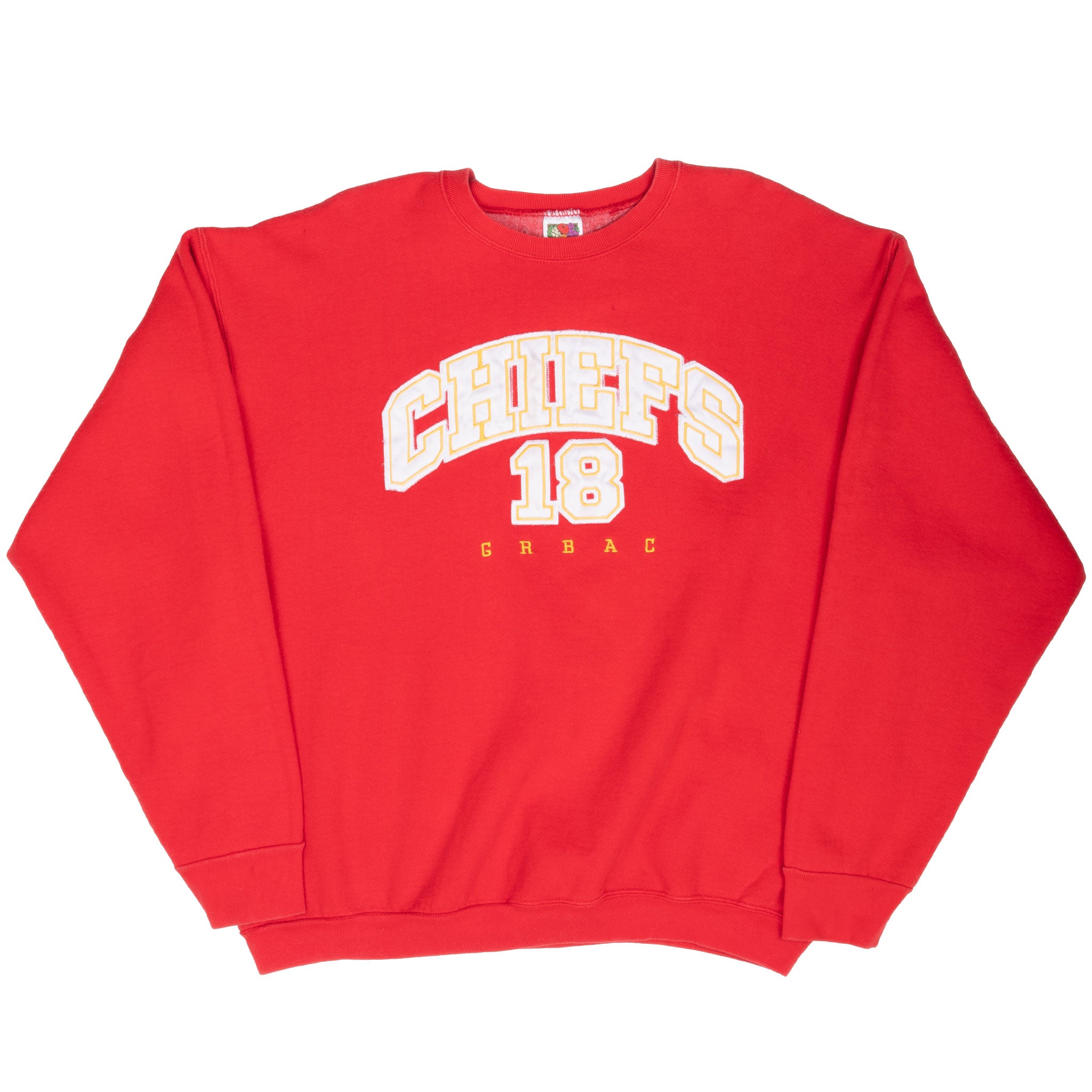 Vintage Nfl Kansas City Chiefs Elvis Grbac 1990S Sweatshirt Size XL