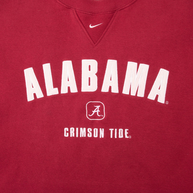 Vintage Nike Ncaa Alabama Crimson Tide 1990S Sweatshirt Size Medium