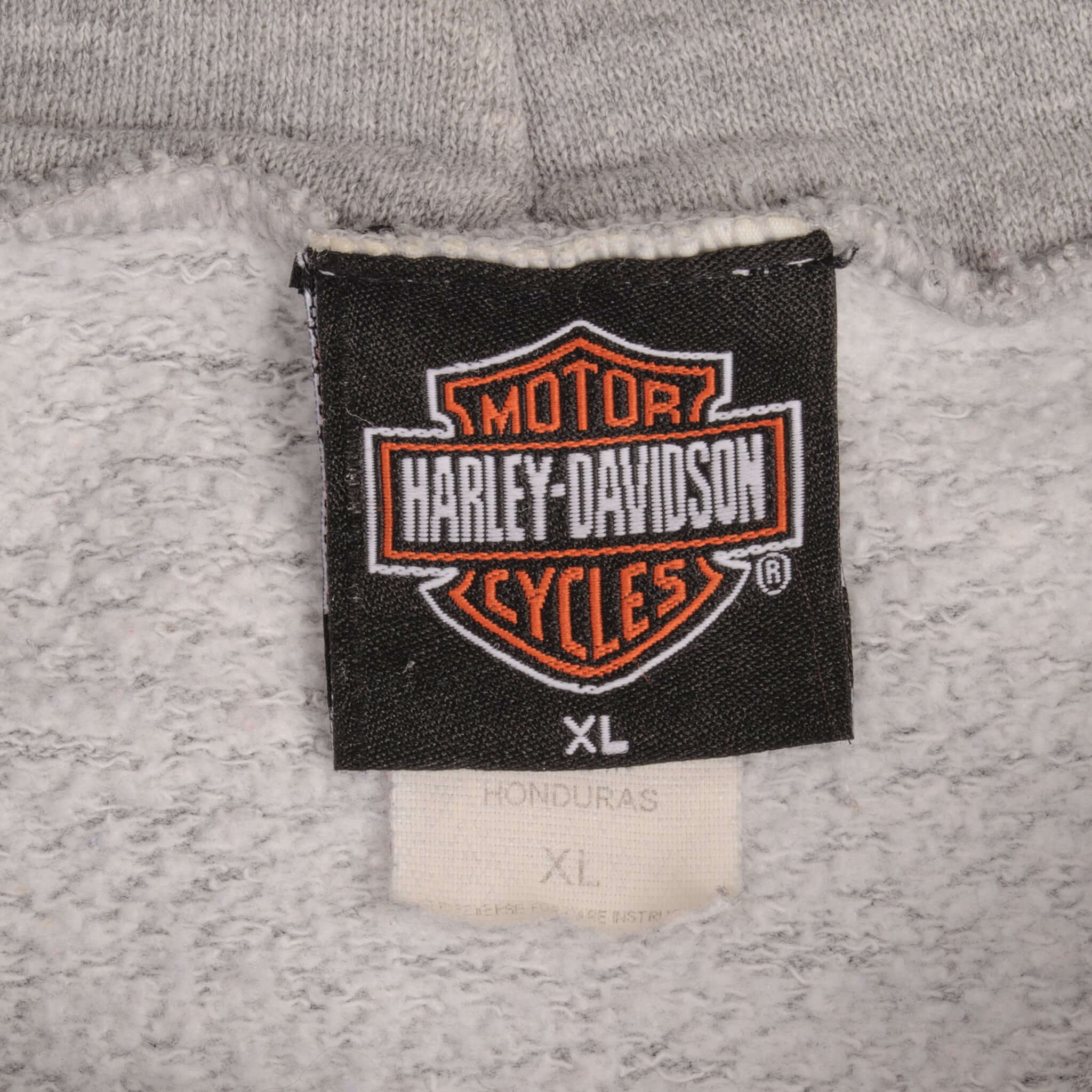 Vintage Harley Davidson Battlefield Gettysburgh, PA Grey Hoodie Sweatshirt 2005 Size XL