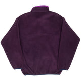 Vintage Patagonia 1990S Snap T Purple Fleece Pullover Size XS Made In Usa