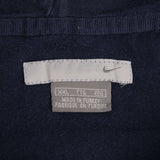 Vintage Nike Classic Swoosh Navy Hoodie Sweatshirt 2000S Size 2XL