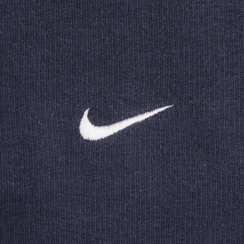 Vintage Nike Classic Swoosh Navy Hoodie Sweatshirt 2000S Size 2XL