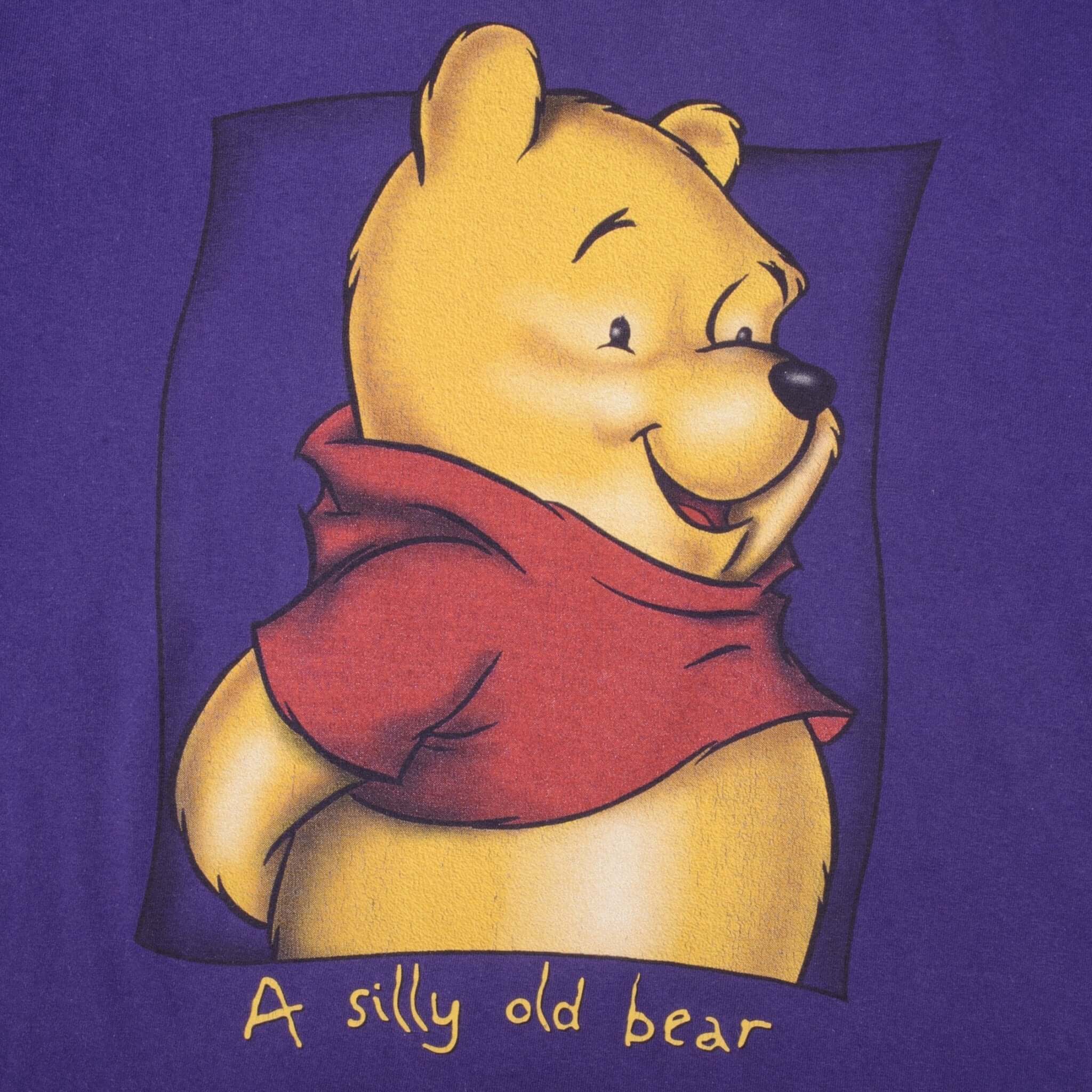 Vintage Disney Winnie The Pooh A Silly Old Bear Tee Shirt Size Medium