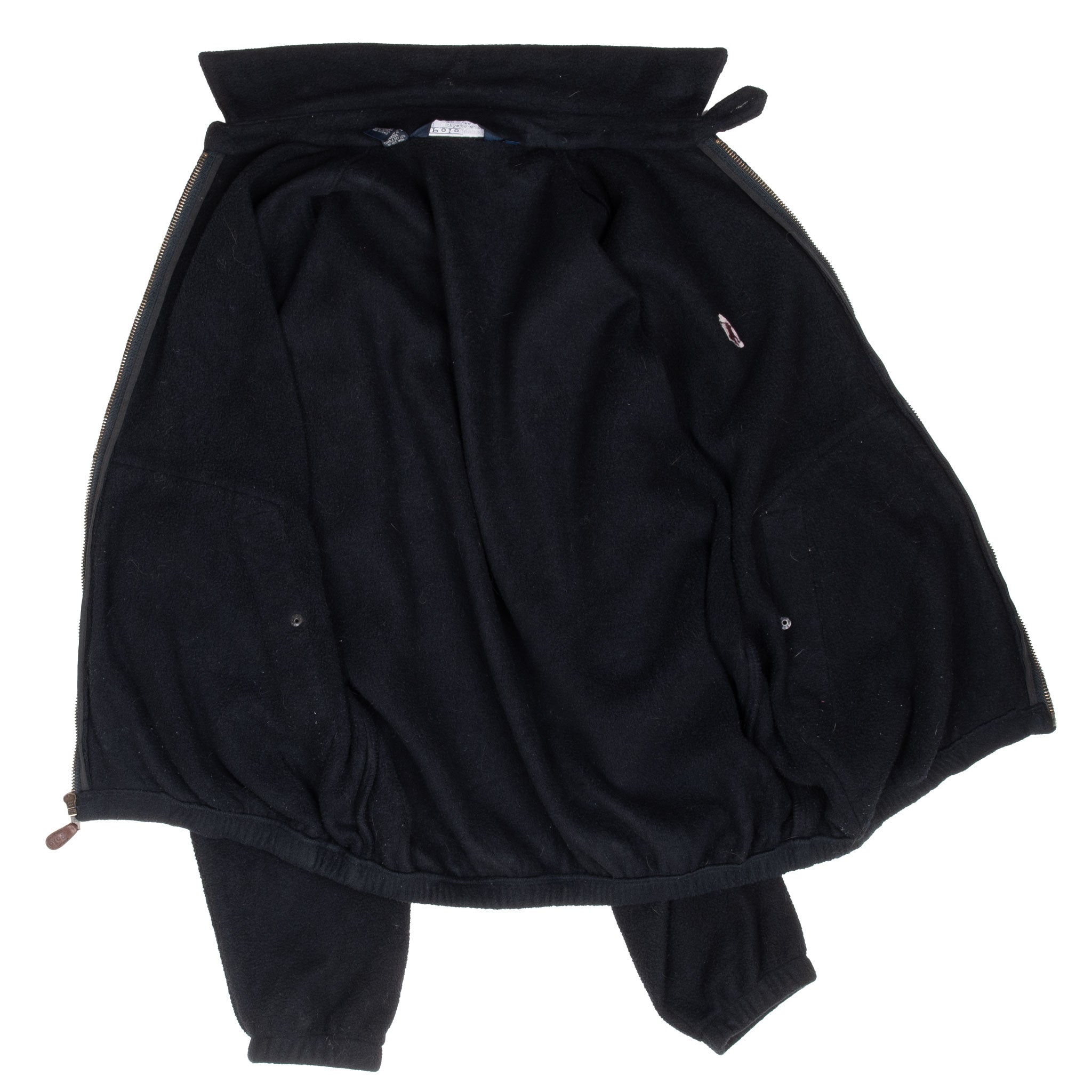 Vintage Polo Ralph Lauren Black Fleece Golf Jacket Size Small Made In Usa