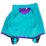 Vintage Nike Swoosh Purple Neon Windbreaker Jacket Late 1980S Size Large