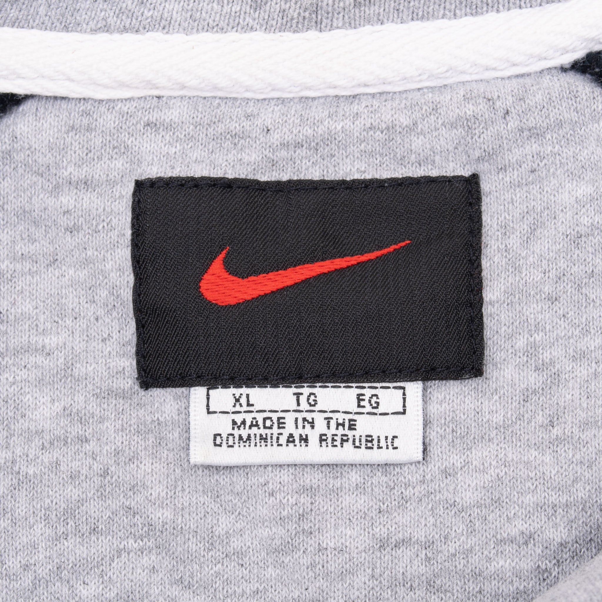 Vintage Nike Spellout Grey Sweatshirt 1990S Size XL