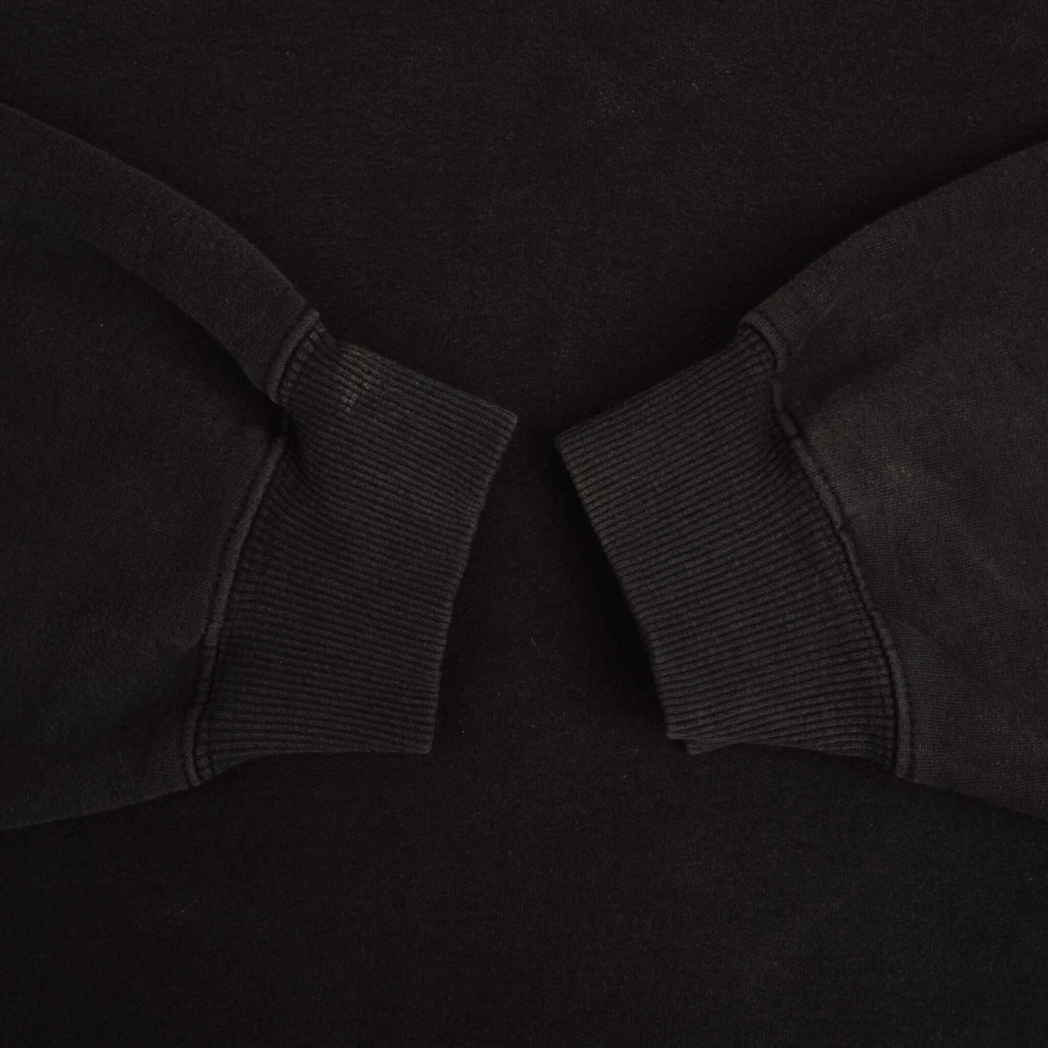 Vintage Adidas Classic Black Crewneck Sweatshirt 1990S Size XL