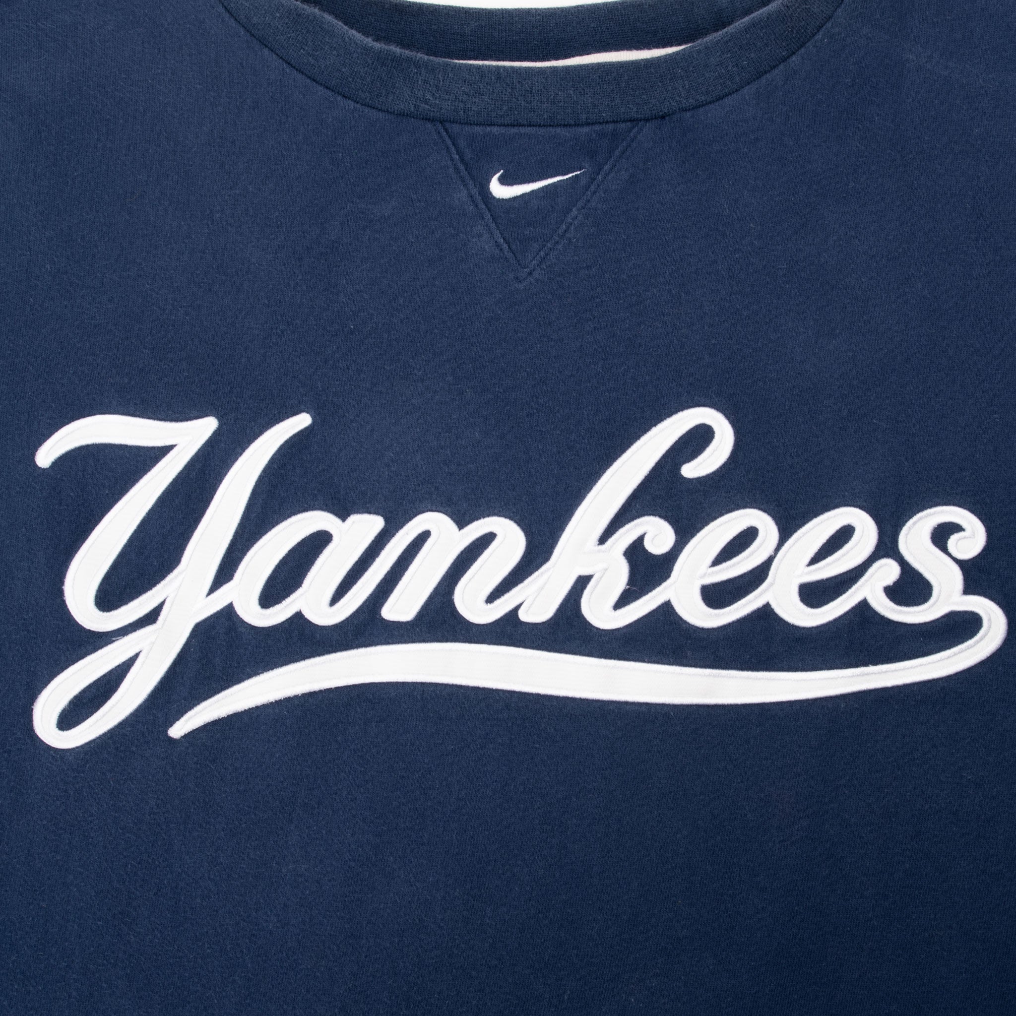 Vintage Nike Mlb New York Yankees Center Swoosh Tee Shirt 1990S Size 2XL