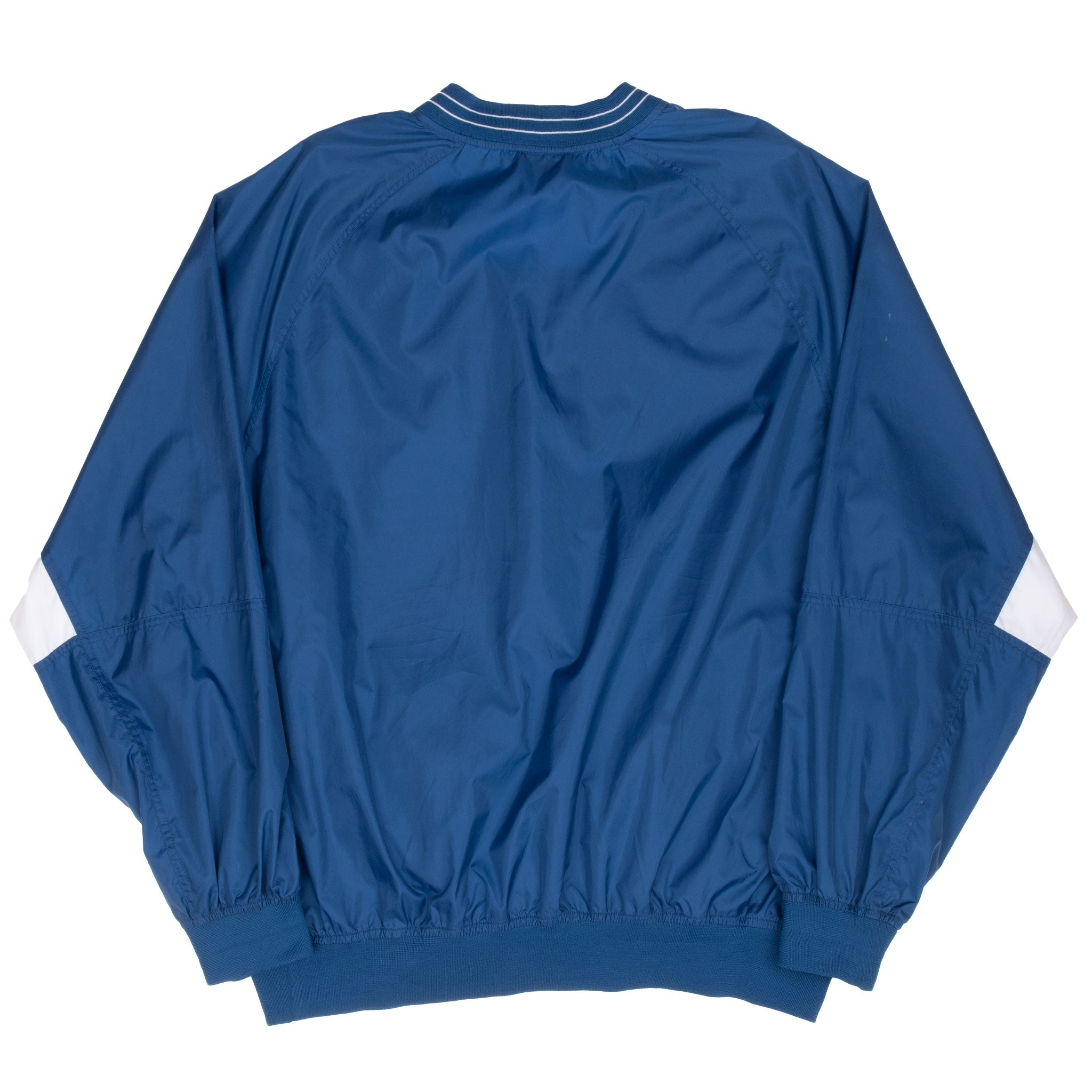 Vintage Nike Center Swoosh Blue Windbreaker Pullover Jacket 2000S Size XL