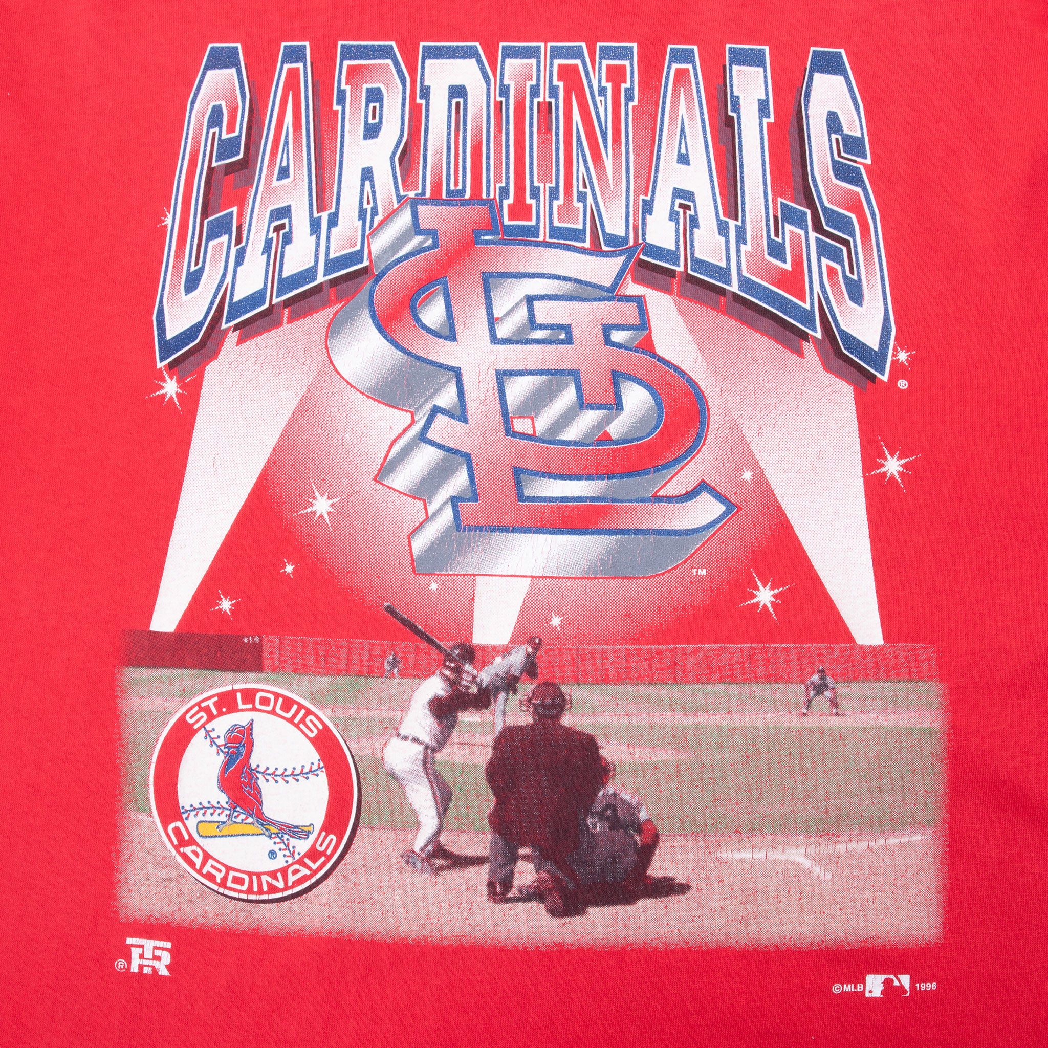 Vintage Mlb St Louis Cardinals 1996 Tee Shirt Size Large Made In Usa