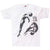 Vintage Olympics Team Usa Diving All Over Print Tee Shirt Size Large Made In Usa With Single Stitch Sleeves