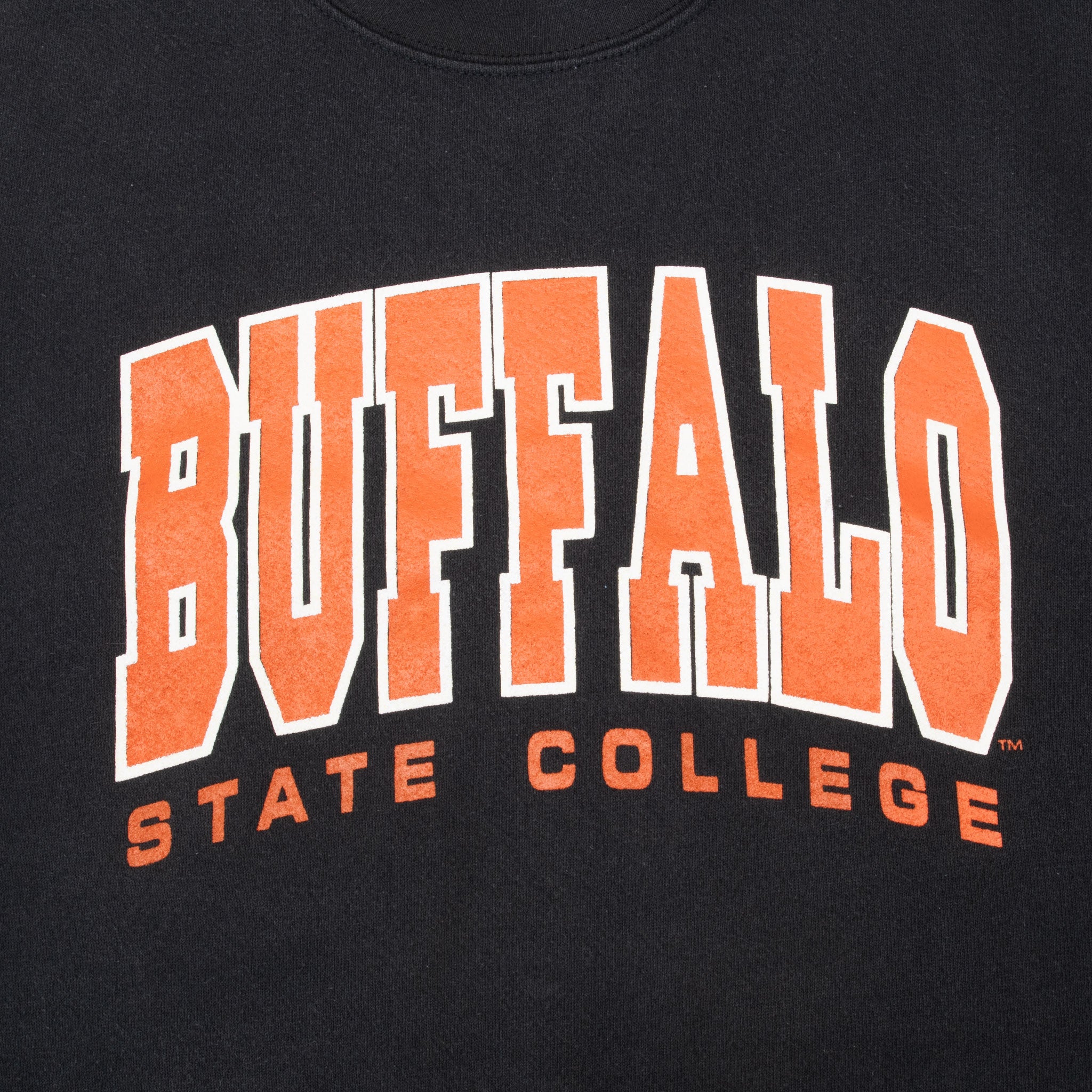 Vintage Buffalo State College Sweatshirt 1990S Size Medium Made In Usa