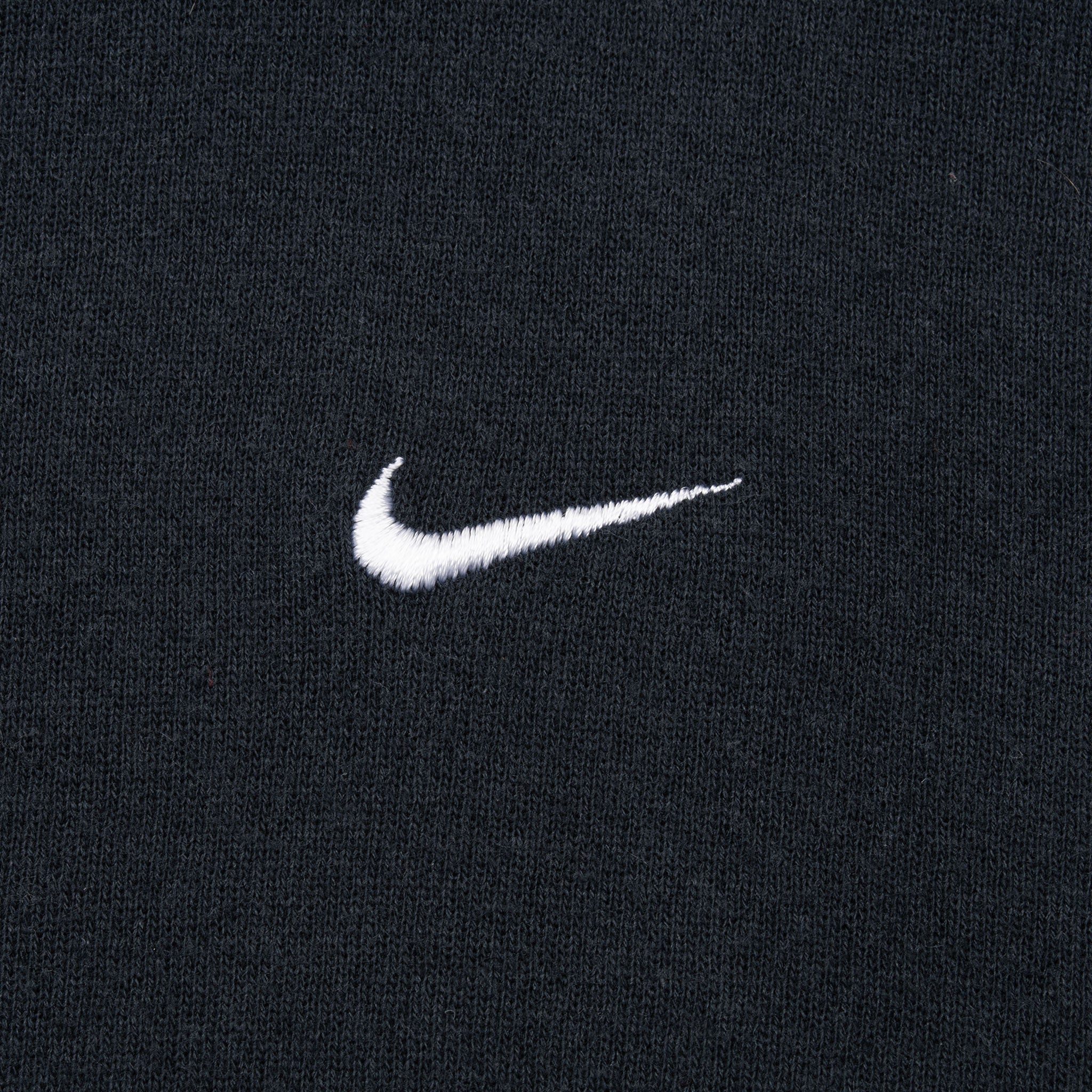 Vintage Black Nike Classic Small Swoosh Sweatshirt 2000s Size Large